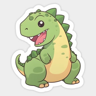 Cute Kawaii Dinosaur Sticker